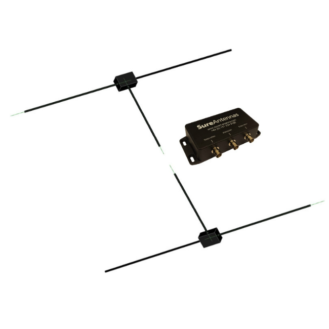 Covert Bumper Antenna supplied with SM3300 antenna combiner